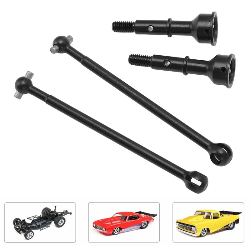 Metal Steel RC Car Rear Drive Shaft Axles Set for