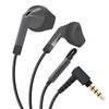 Elecom EHP-F10IMABK Semi-Open Earphones with Mic Stereo φ3.5 mm Driver