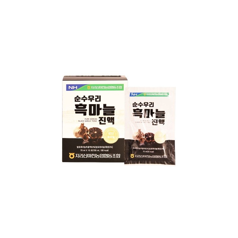 Jirisan Macheon Nonghyup Pure Korean Black Garlic Extract 70ml x