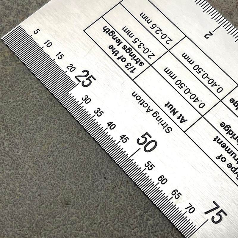 Guitar String Action Gauge - GWSAG