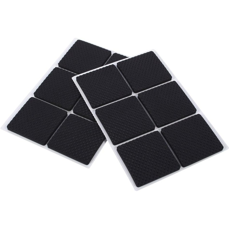 12pcs Almohadillas de Goma de Cojines de Pies Tabla de