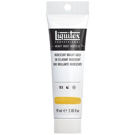 Liquitex 1045234 Professional Heavy Body Acrylic Paint 59 Ml Tube, Iridescent Bright Gold