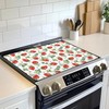 Watercolor Strawberry Stove Top Cover Glass Cooktop Heat Resistant Ceramic