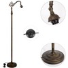 TCODTPOL Tiffany Floor Lamp Base Only, for 12-18 Inch Stained