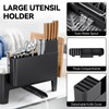 Urackify Expandable Dish Drying Rack, Stainless Steel Dish Rack with