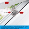 8 PCS Stainless Steel Casement Stopper Window Limiter with Screws,