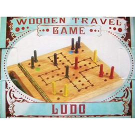 House of Marbles Wooden Travel Ludo