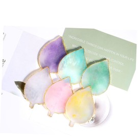 Beavorty Leaf Nail Art Palette Resin Manicure Display Plate Ideal for Nail Artists Diy Projects