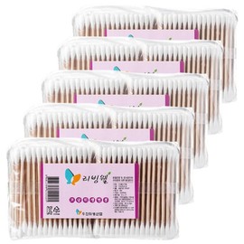 Woojin Hygiene Industry High-quality sanitary swabs, 400 pieces, 5 pcs / 우진위생산업 고급 위생면봉, 400개입, 5개