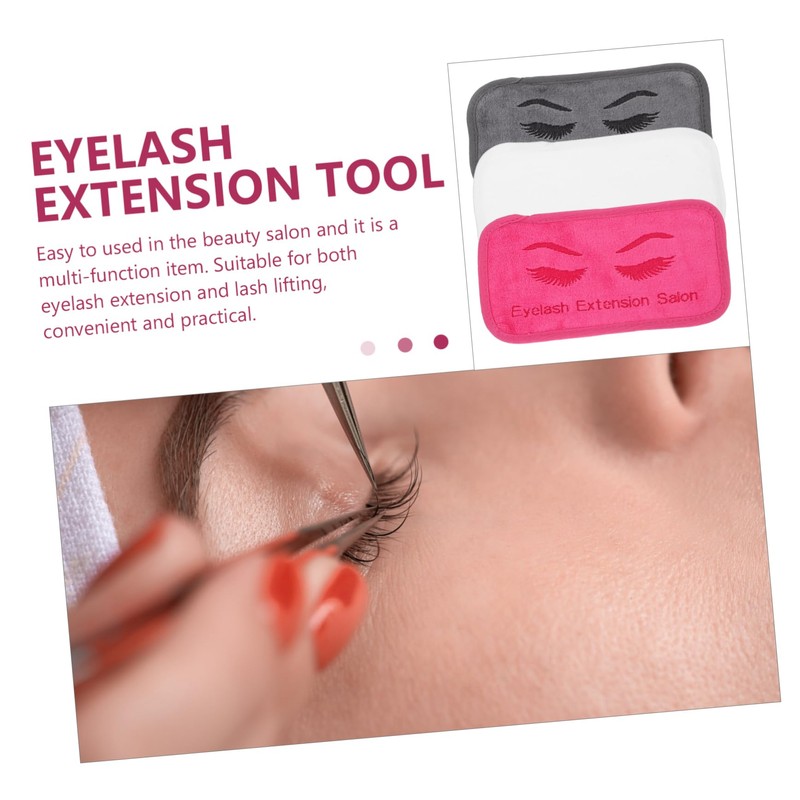 3pcs Eyelash Extension Forehead Pad Lash Extension Tool Cushion Support