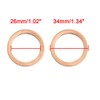 sourcing map Washers Copper Sealing Washers 26 mm Pack of