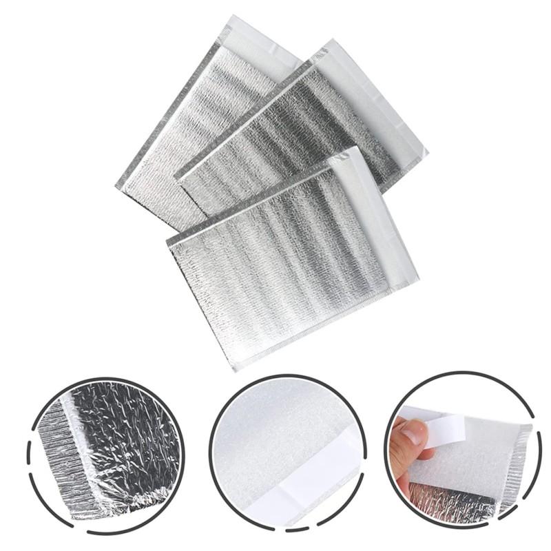 Zerodeko 100pcs Multi Function Insulated Bags Thicken Aluminum Foil Storage