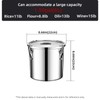 Verdeho stainless steel food storage containers with lids lock clips