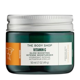 The Body Shop Vitamin C Glow Boosting Moisturiser (1x 50ml), Hydrating Face Moisturiser for Women, Water-Based Moisturizer with Vitamin C & Hyaluronic Acid, Face Cream for Radiant-Looking Skin