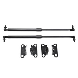 TSUBASA Gas Struts 16inch 89-890N Shocks for Heavy Lid, RV Bed Lift Kit for Tool Box RV Bed and Hydraulic Cabinet Door Absorber Heavy Duty Lift Support for Toy Lid and DIY 2PCS (16inch 200lb 890N)