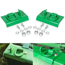 E-cowlboy Tractor Bucket Hook Grab Hooks Fits for JD Compact Tractor 1025R 2032R 3320 2520 Tractor Bucket Hooks D Rings Bolt on Heavy Duty, Compatible with sub Compact & Compact Tractor Buckets