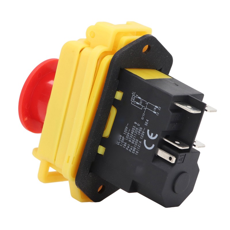 Electromagnetic Switch IP55 Waterproof 4P Push Button Switch for 0618