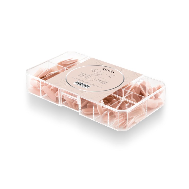 Apres Neutrals Gel-X Lila Box Of Nail Tips, 11 Sizes