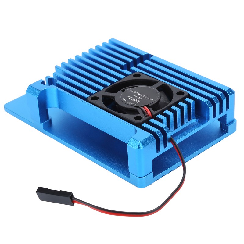Single Fan Heat Sink CNC Protective Cover for Raspberry Pi