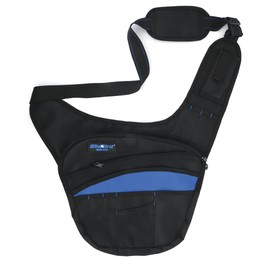 BluBird Work Gear BBTB06 Diagonal Strap Tool Bag with 14 Pockets, Reinforced Material, Adjustable Shoulder Strap, Mobile Phone Pocket, Ideal for Contractors, Carpenters, Plumbers, Electricians