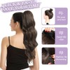 Ms Taj Ponytail Extensions, 66 cm with Drawstring, Light Reddish