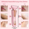 Intimrasierer für Frauen,2 in 1 Damenrasierer Elektrisch,Bikini Trimmer Damen Intimbereich,Rasierer
