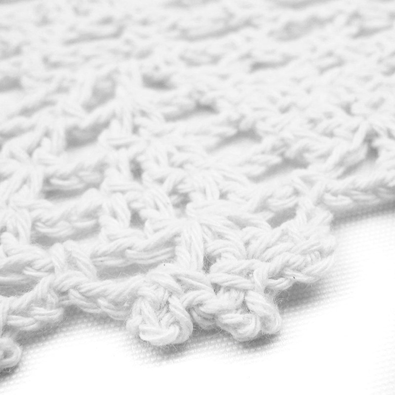 kilofly Crochet Cotton Lace Table Placemats Doilies Value Pack, 4pc,