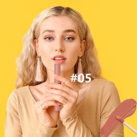 Daeuwiutr Matte Lipstick Liquid for Women Teens Lip stain long lasting waterproof lip liner stain Fade Resistant Highly Pigmented Lightweight Portable Vegan Lip Stick Travel Size Makeup #05