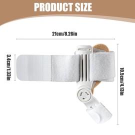 Hallux Valgus Correction Bandage, Large Toe & Foot Toe Relief Forefoot Pad, Toe Separator Hallux Valgus, Hammer Toe Correction and Protection, Toe Separator Hallux Valgus