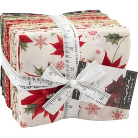 Poinsettia Plaza AB Bundle by 3 Sisters, 36 18-inch by 22-inch Precut Fabric Fat Quarters