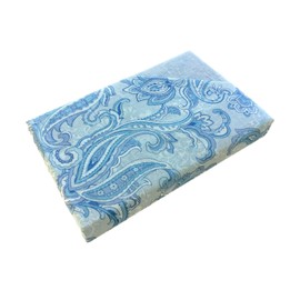 Tadashi Itosho 393118BL Cotton Gauze Blanket Cover Double Paisley Blue 72.8 x 84.6 inches (185 x 215 cm)