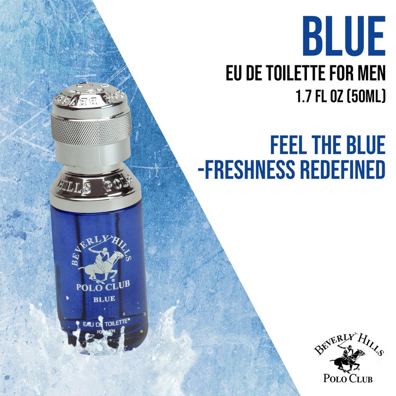 Beverly Hills Polo Club Blue for Men Eau de Toilette