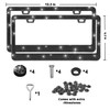 [2 Pack] Luxury Bling License Plate Frames - Hand-Set 1200+