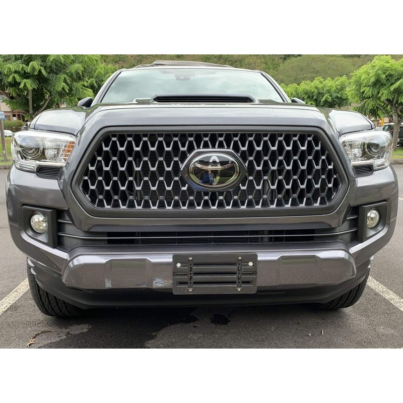 4 Front Bumper License Plate Tag Holder Mount Mounting Relocator