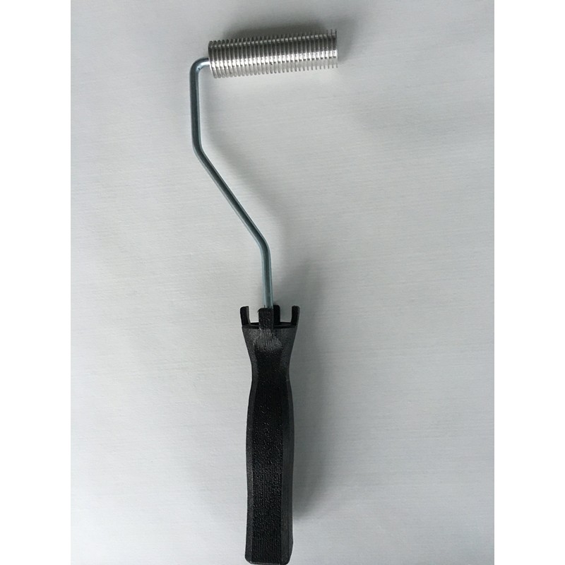 3/4" x 3" FIN Roller Fiberglass Laminating Roller Bubble Roller