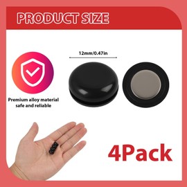 Vxiwscy Start Number Magnets, Set of 4, Magnetic Attachment for Race Numbers without Safety Pins, Ideal for Marathon, Half Marathon and Other Sports Events, Rustproof and Ultralight