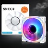 SNCCJ Silent 120mm Case Fan, High Performance Low Noise PC