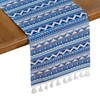 Bigqin Boho Table Runner, 180 x 30 cm Washable Table-Runner