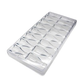 Goldbaking Bottle Shaped Chocolate Mold Poly-carbonate Candy Mould Hard PC Chocolate Molds