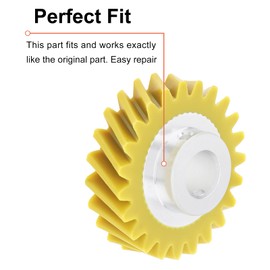 TQEONKL 2pcs Mixer Worm Gear Fit for Kitchenaid Mixer Repair Parts Blender Spare Gear