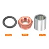 PATIKIL Skateboard Truck Hardware Kit Skateboard Truck Lock Nut Axle