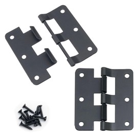 ITROLLE 2PCS Black Lift Off Hinge Door Removable Hinge Hardware Detachable Hinge with Screws for Flight Case