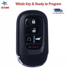 SUPALAND For 2023 2024 Honda Civic Pilot CR-V HRV Keyless Remote Smart Key Fob KR5TP-4