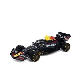 Red Bull Ruz 176971 Carro de Carreras Vehículo de Retro-Acción Racing Escala 1:24 de Checo Pérez Formula 1 con Sonido, Azul Marino