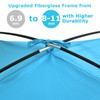COMMOUDS Beach Tent Sun Shade for 3/4-5/6-7/8-10 Person, UPF 99+