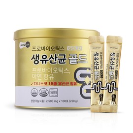 Seoul Pharmacist Credit Union Probio Live Lactobacillus Gold 2.5g 100 pieces 2.5g 100 pieces / 서울약사신협 프로바이오 생유산균 골드 2.5g 100개 2.5g  100개