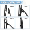 ACROPIX Rear Windshield Wiper Blade Arm Assembly Fit for Acura