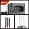 A-Premium Set of 4 Ignition Coil Pack and Iridium Spark