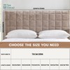 Headboard Cover Bed - Thickened Soft Stretch Slipcover Flannel Fabric,