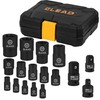 17-Piece Inverted E-Torx Socket Set - Impact Chrome Vanadium Steel